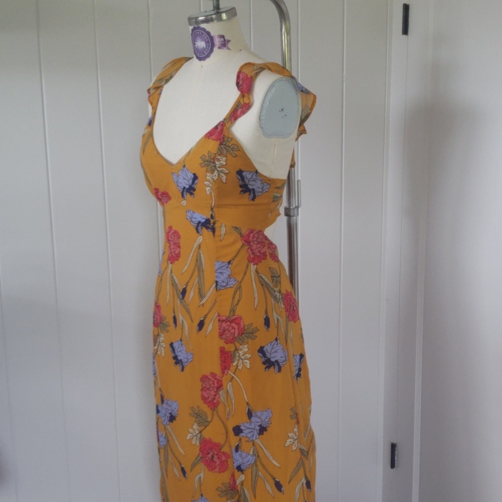 Flowing floral dress